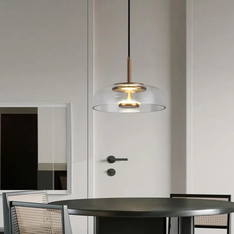 Coloured Glass Dome Pendant Light Arelux – Product Detail 9