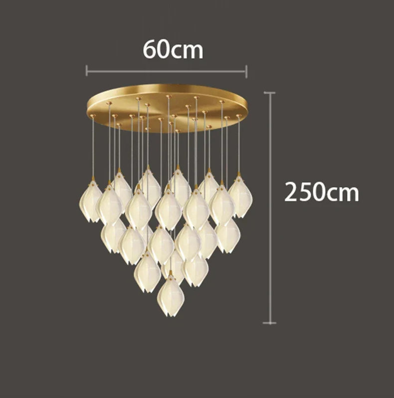 Glass Modern Pendant Light Korox