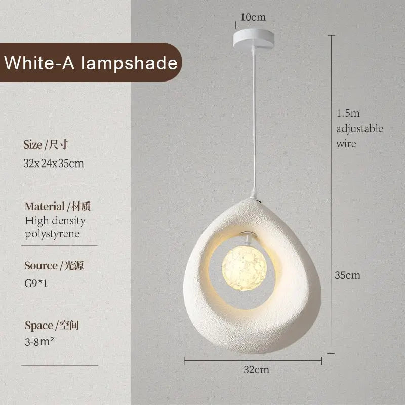 Minimal Polymer Dome Pendant Light Dsaeloria – Product Detail 6