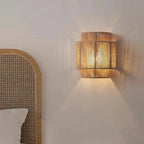 Rattan Metal Artisan Wall Sconce Bixon – Hero Shot