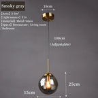 LED Glass Pendant Light Kerlon