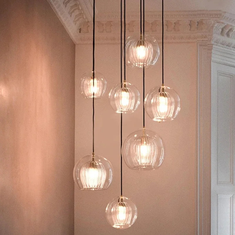 Transparent Clear Glass Pendant Light Haldrix – Product Detail 10