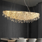 Contemporary Crystal Pendant Light Kovera
