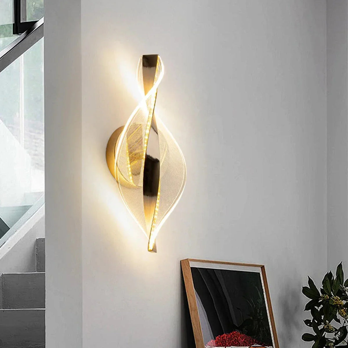 Organic Acrylic Cloud Wall Sconce Binora – Product Detail 14