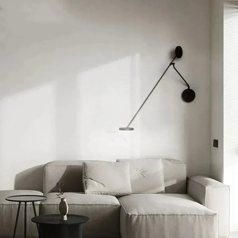 Matte Black Metal Wall Sconce Hernova – Product Detail 14