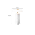 Biancora Marble Table Lamp – Bianco Carrara