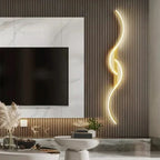 Serpentine Wave Aluminum LED Wall Sconce Aspira – Product Detail 6