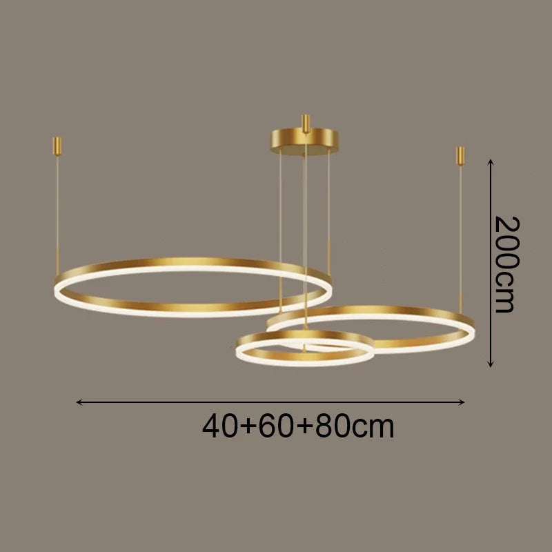 Arevaux Gold 3 Rings – Dimensions