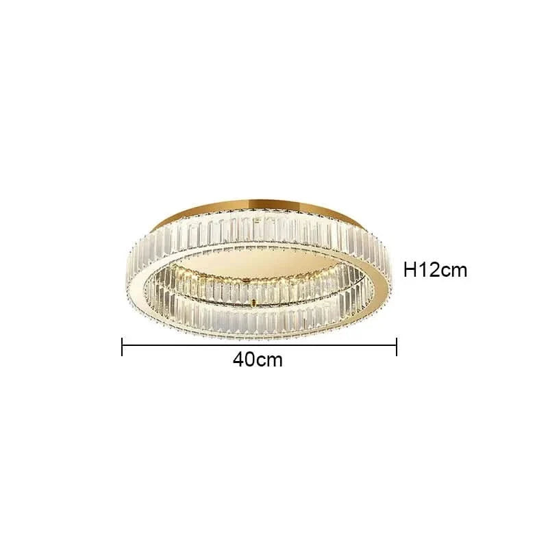 Modern Metal Flush Mount Chandelier Axmon – Product Detail 5