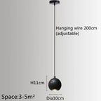Industrial Concrete Orb Pendant Light Kelvor – Product Detail 9