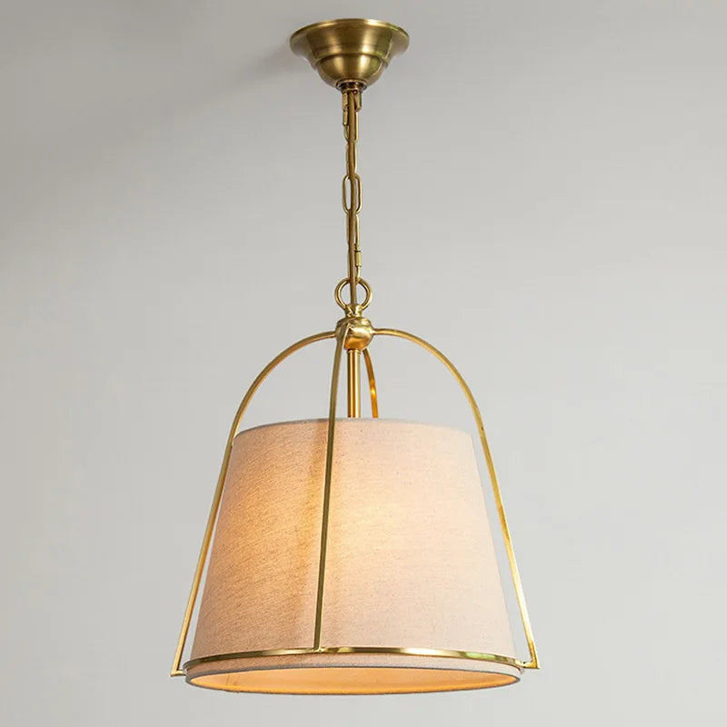 Ryalon brass cage pendant light — scene 3