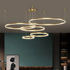 Cascading Layered Ring Chandelier – Arevaux – Lifestyle View 3