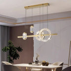 Cascading Crystal Tiered Pendant Light Kovex – Hero Shot