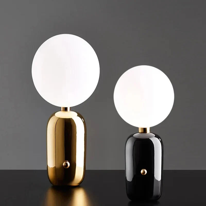 Mouth-Blown Glass Bedside Lamp Glaswyn – Product Detail 10
