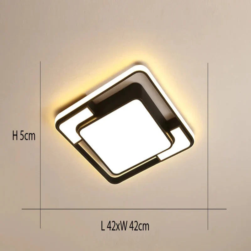 Soft Diffused Flush Ceiling Light Canoreth – Lifestyle View 2