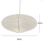 Japanese Washi Paper Disc Pendant Light – Kamitori – Product Detail 5
