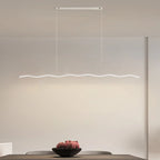 Sinuous Wave LED Linear Pendant Light – Obelvix – Lifestyle View 2
