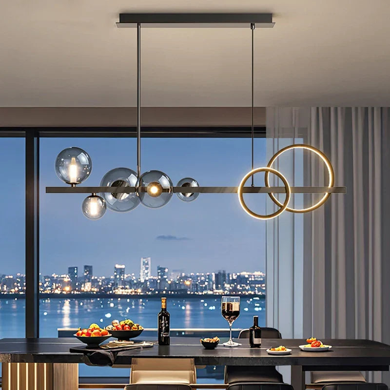 Industrial Metal Glass Pendant Light Vexmont – Product Detail 12