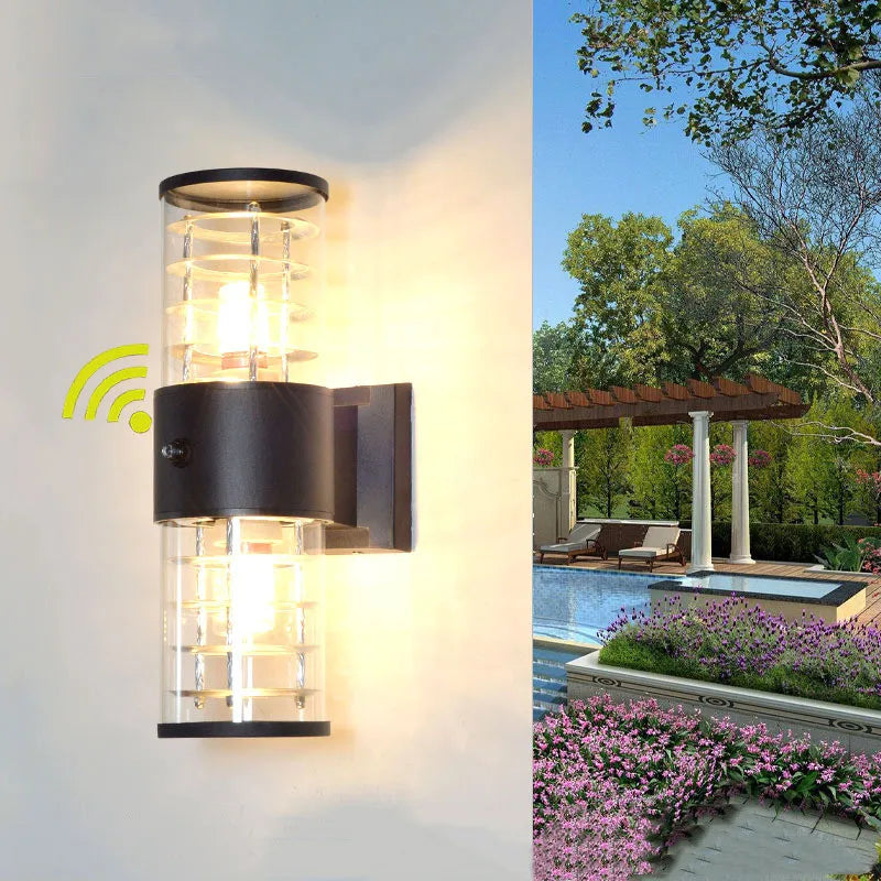 Outdoor Aluminium Wall Sconce Evsel