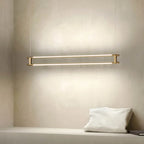 Geometric Copper Linear Pendant Light Solvex – Lifestyle View 2