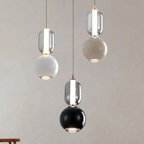 Contemporary Aluminium Cylinder Pendant Light Carmello