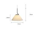 Nordic Linen Geometric Pendant Light Yyaelorn – Product Detail 5