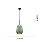 Vibrant Colored Glass Pendant Light Falion – Lifestyle View 4