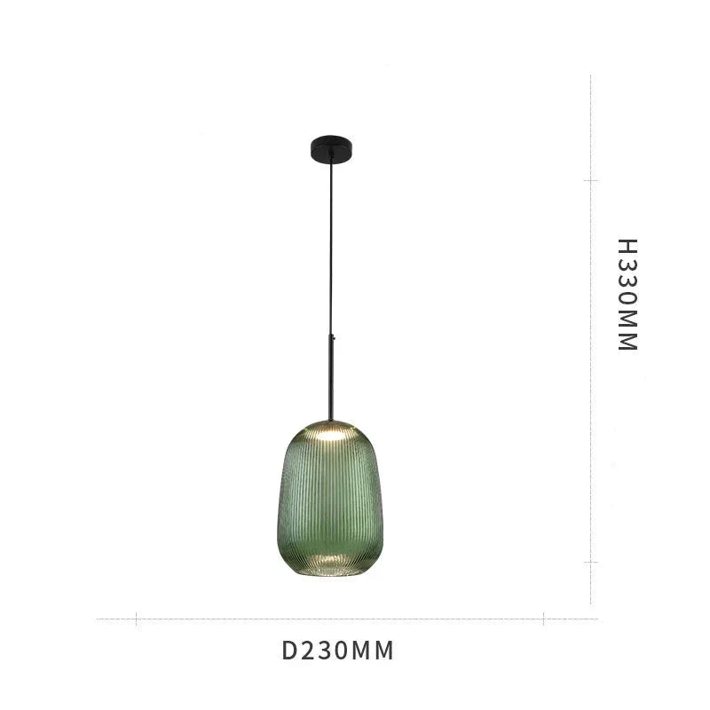Vibrant Colored Glass Pendant Light Falion – Lifestyle View 4