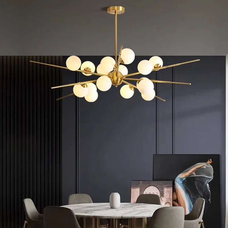 Sculptural Aluminum Ring Chandelier Orventis – Product Detail 13