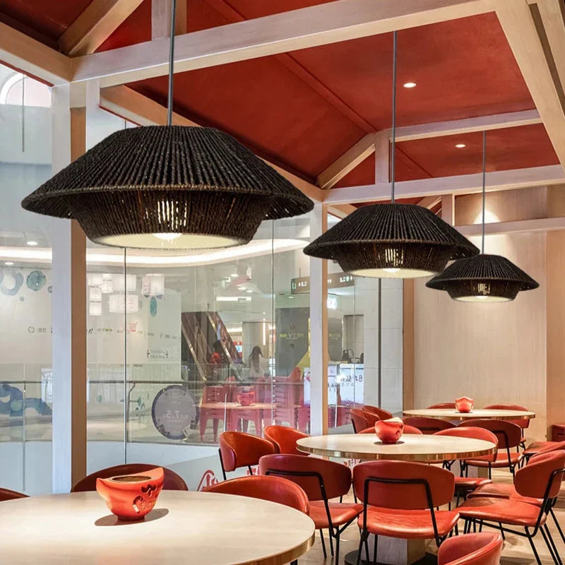 Japanese Textured Pendant Light Cadnox
