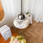 Marble Pebble Pendant Light Eyanthros – Lifestyle Angled View