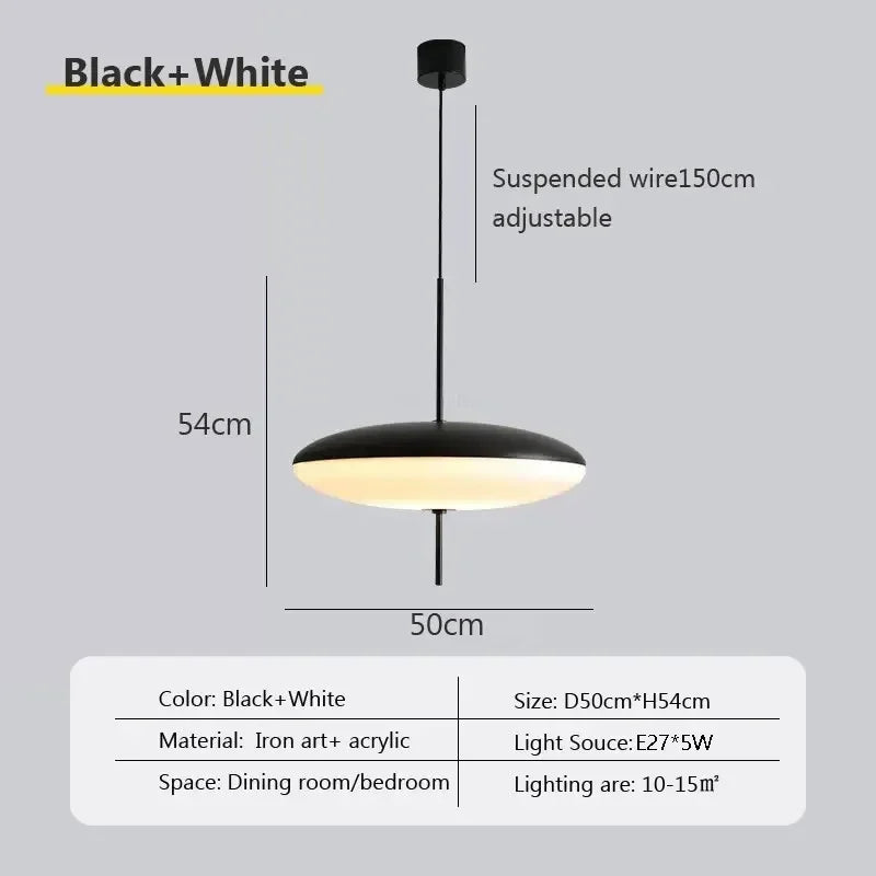 Sculptural Floating Acrylic Pendant Novaelia – Product Detail 9