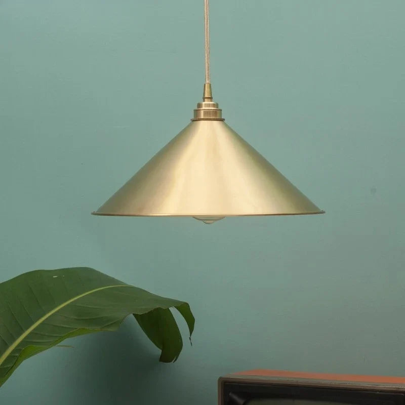 Vintage Copper Dome Pendant Light Lorvaine – Lifestyle View 3