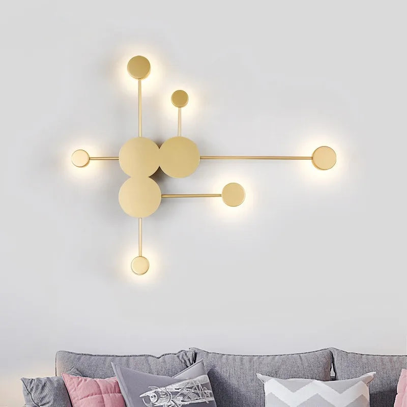Sculptural Metal Statement Wall Sconce – Heronix