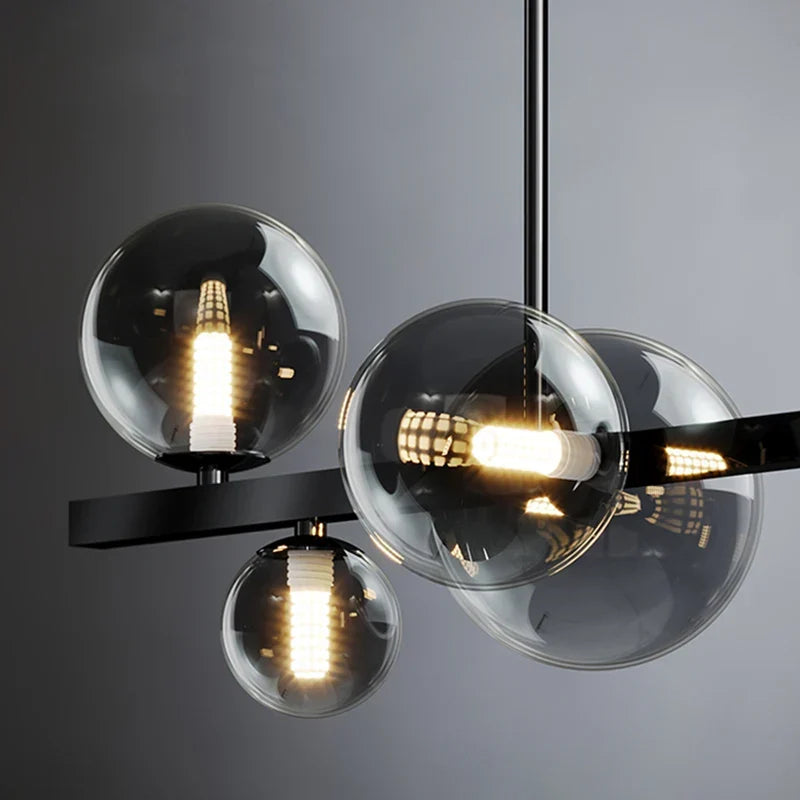 Industrial Metal Glass Pendant Light Vexmont – Product Detail 6