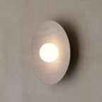 Sculptural Ribbed Resin Wall Sconce Ondura – Product Detail 6