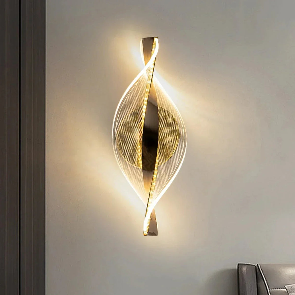 Organic Acrylic Cloud Wall Sconce Binora – Product Detail 13
