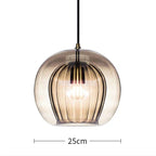 Transparent Clear Glass Pendant Light Haldrix – Product Detail 5