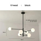 Sculptural Branch Globe Chandelier - Solindra