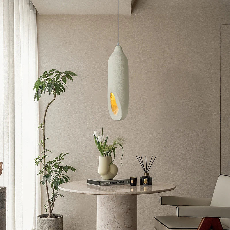 Warm Resin Dome Pendant Light Cadovel – Product Detail 7