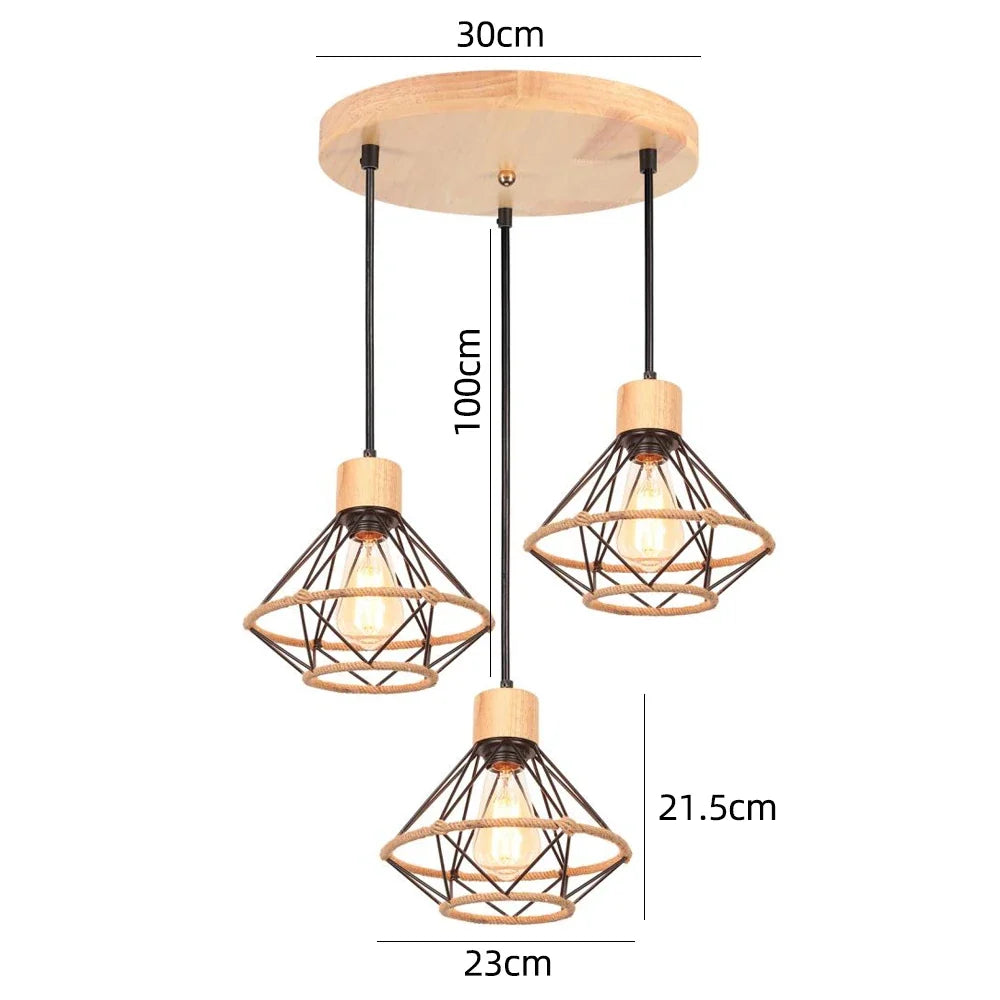 Industrial Sculptural Cage Pendant Light Valexor – Product Detail 8
