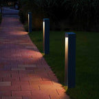 Modern Aluminium Bollard Outdoor Light Ecira - Lifestyle Pathway View