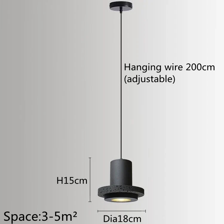 Industrial Concrete Orb Pendant Light Kelvor – Product Detail 11