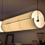 Fabric Cylinder Linear Pendant Calvrix – Lifestyle View 3