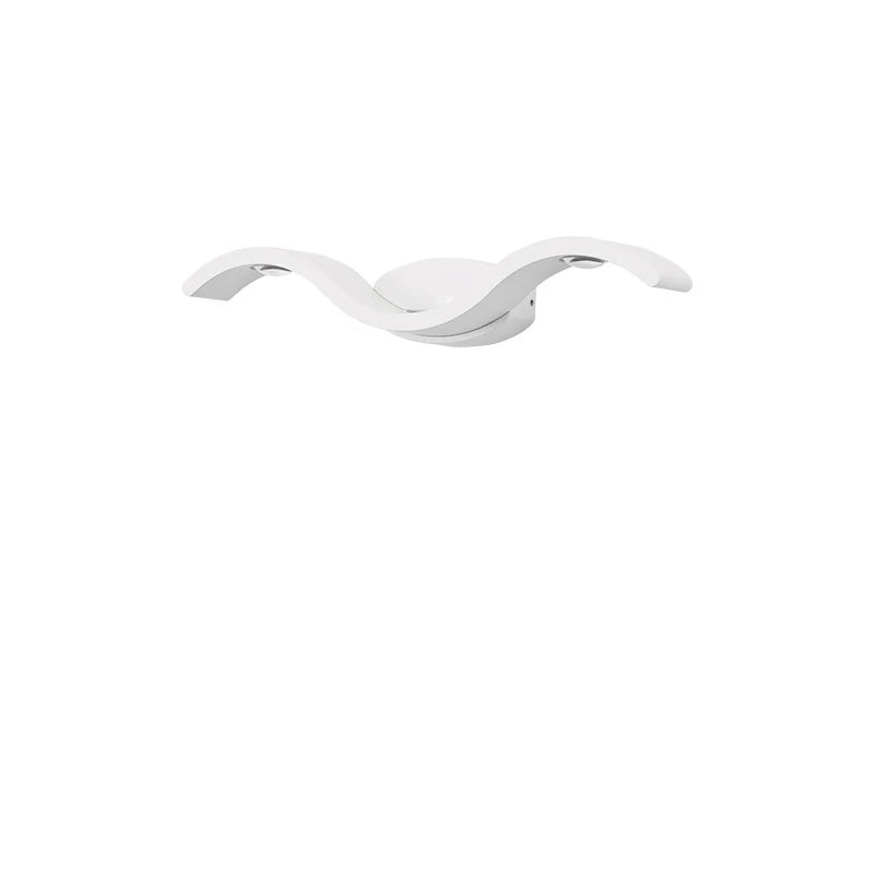 Sculptural Wave Aluminum Wall Sconce Thelvion – Product Detail 8