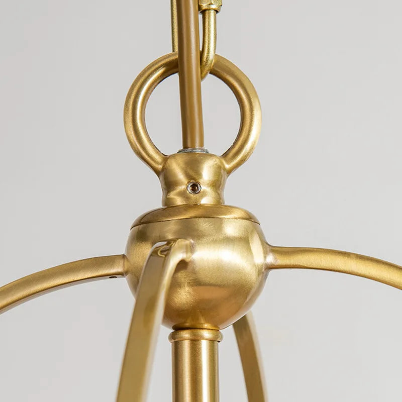 Ryalon brass cage pendant light — scene 5