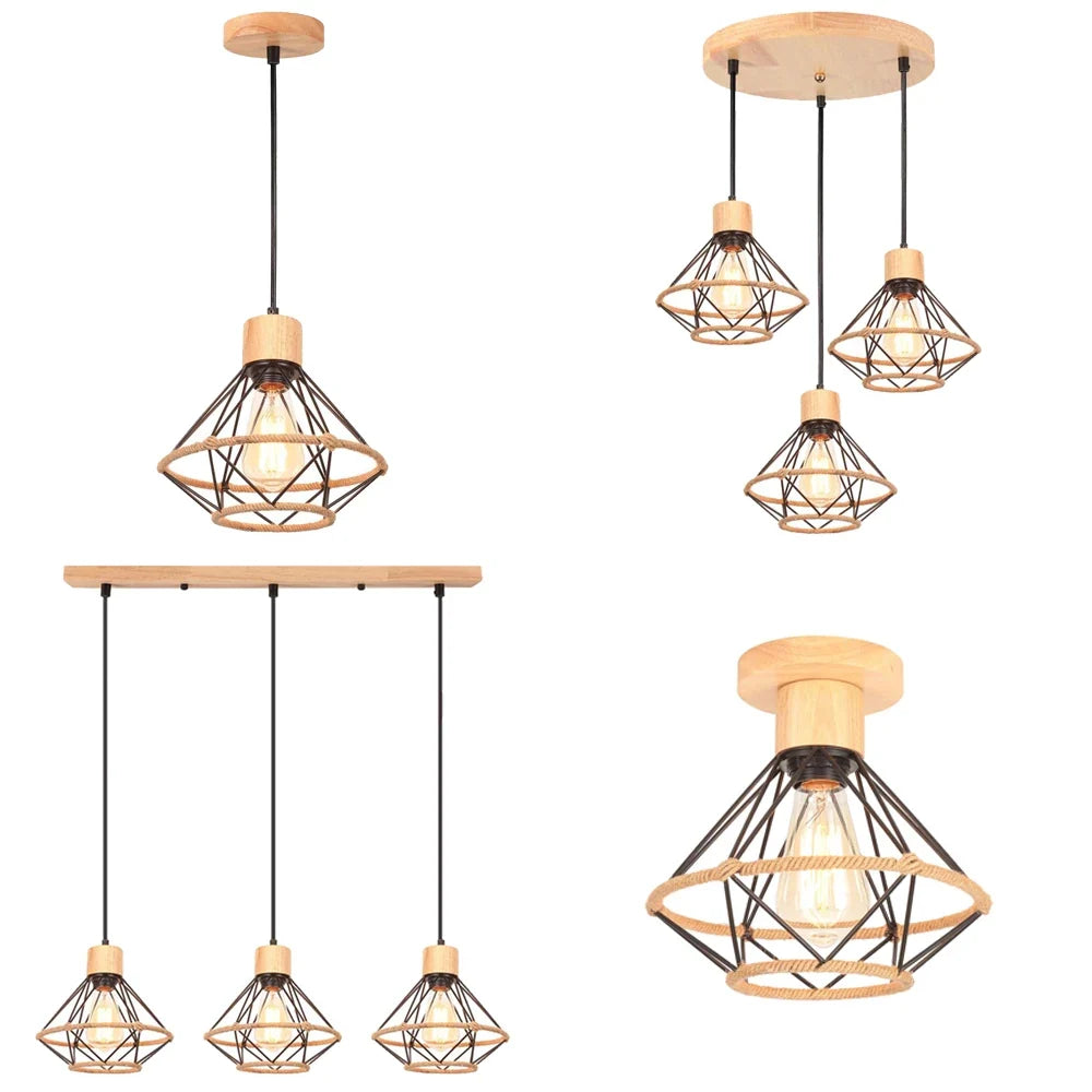 Industrial Sculptural Cage Pendant Light Valexor – Product Detail 6