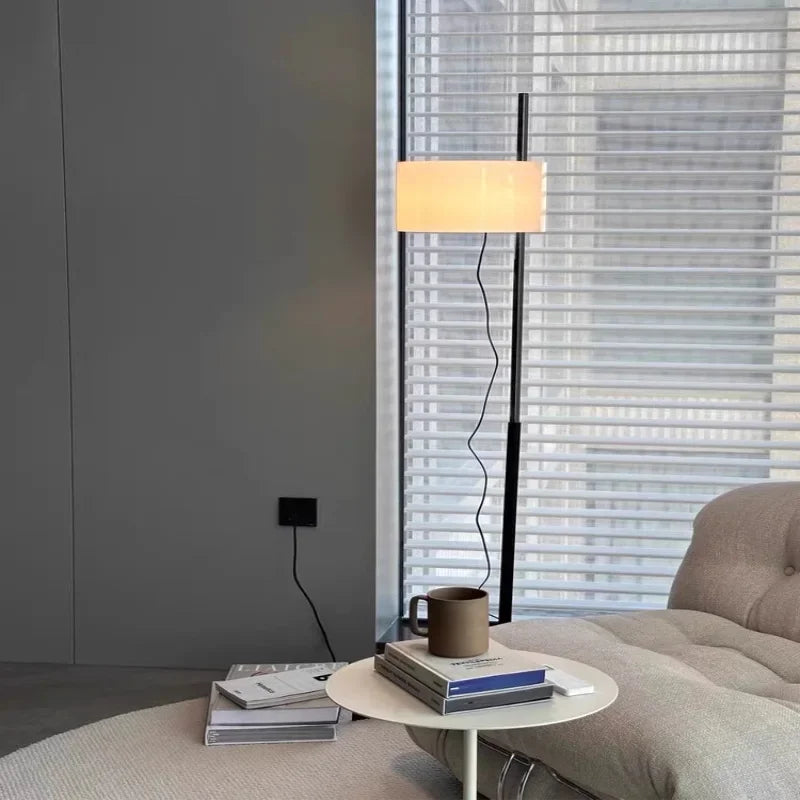 Adjustable Metal Floor Lamp Laldon - Lifestyle Bedroom View