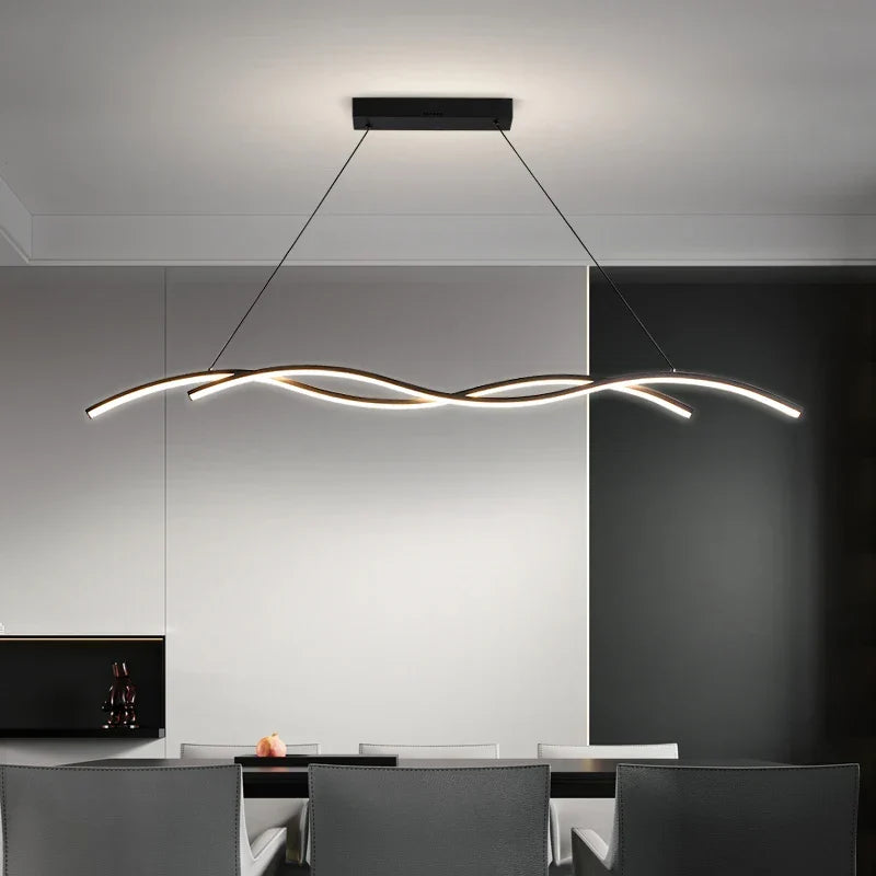 Linear Metal Suspension Pendant Light Dolero – Product Detail 5