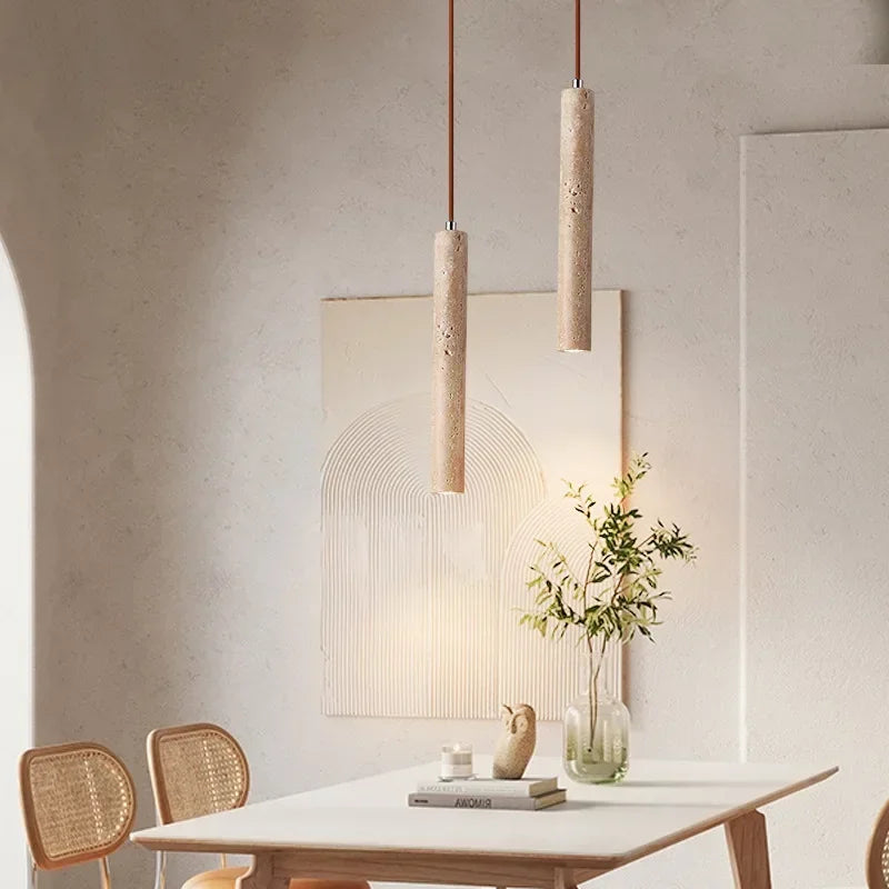 Dual Stone Diffused Pendant Light Ulorinth – Hero Shot